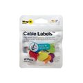 Wrap-It Cable Label Asrtd Nylon 412-CL-V-MC